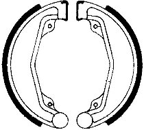 Ferodo brake shoe set FSB749 140x30 mm