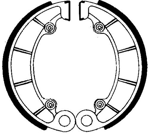 Ferodo-Bremsbacken-Satz FSB761 180x35 mm