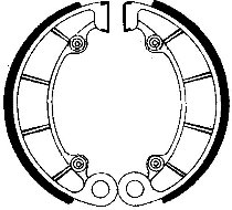 Ferodo-Bremsbacken-Satz FSB761 180x35 mm