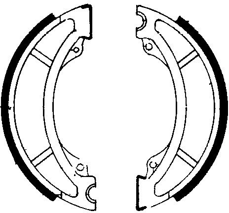 Set di ganasce freno Ferodo FSB763 130x22 mm