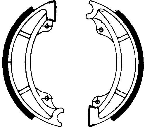 Ferodo brake shoe set FSB778 130x22 mm