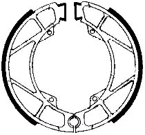 Ferodo brake shoe set FSB781 160x30 mm