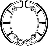 Ferodo-Bremsbacken-Satz FSB793 180x30 mm