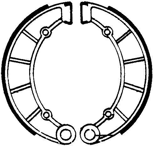 Juego de zapatas de freno Ferodo FSB795 200x35 mm