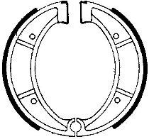 Ferodo brake shoe set FSB812 160x30 mm