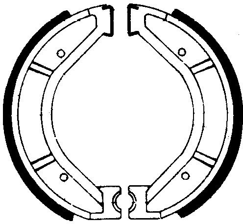Ferodo brake shoe set FSB825 122x30 mm