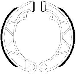 Set di ganasce freno Ferodo FSB839A 152x25 mm