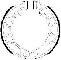 Set di ganasce freno Ferodo FSB839A 152x25 mm