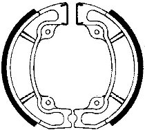 Ferodo brake shoe set FSB846 125x26 mm