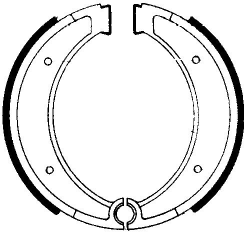 Juego de zapatas de freno Ferodo FSB850 162x25 mm