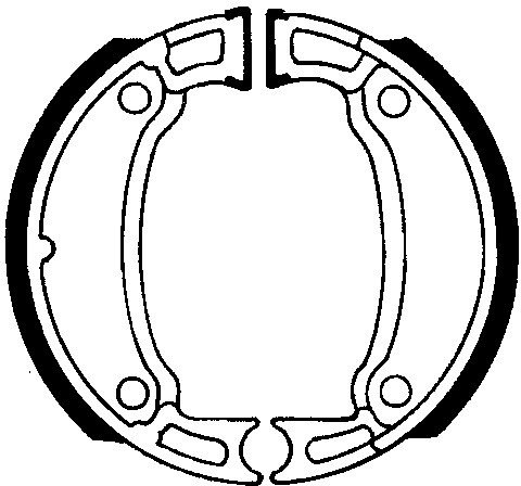 Juego de zapatas de freno Ferodo FSB862 110x25 mm