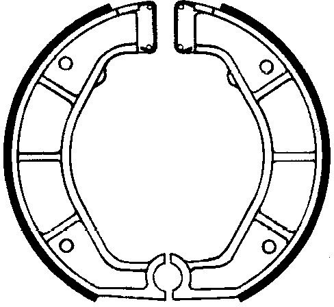 Ferodo brake shoe set FSB863 200x27 mm
