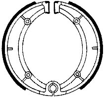 Ferodo Bremsbacken-Satz FSB876