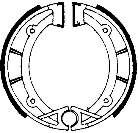 Juego de zapatas de freno Ferodo FSB898 125x25 mm