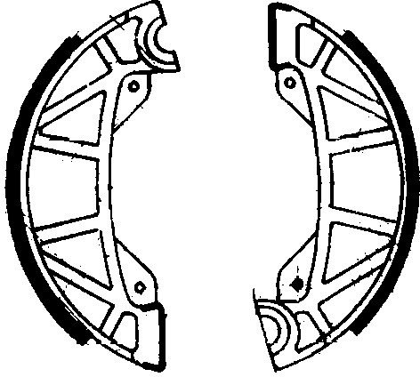 Juego de zapatas de freno Ferodo FSB904 125x25 mm