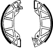Set di ganasce freno Ferodo FSB904 125x25 mm