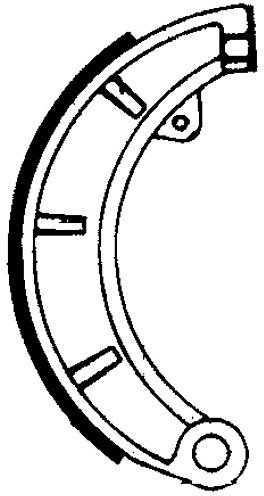 Ferodo brake shoe FSB912 90x20 mm