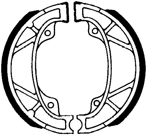 Jeu de mâchoires de frein Ferodo FSB914 110x25 mm