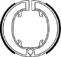 Ferodo brake shoe set FSB918 150x22 mm