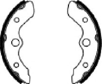 Ferodo brake shoe set FSB925 160x30 mm