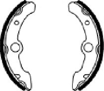 Ferodo brake shoe set FSB928 160x30 mm