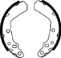 Ferodo-Bremsbacken-Satz FSB929 180x30 mm