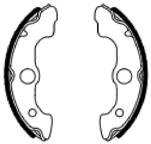 Set di ganasce freno Ferodo FSB931 160x30 mm