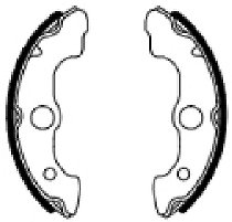 Ferodo brake shoe set FSB931 160x30 mm