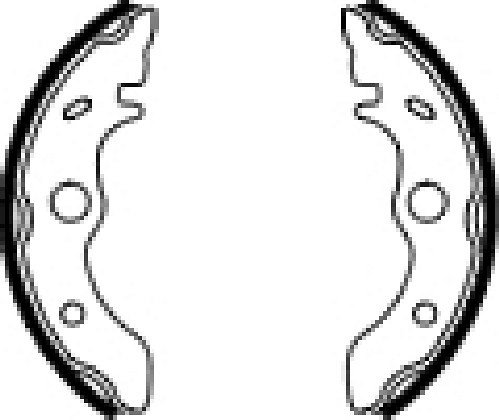 Set di ganasce Ferodo FSB932 160x30 mm
