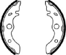 Set di ganasce Ferodo FSB932 160x30 mm