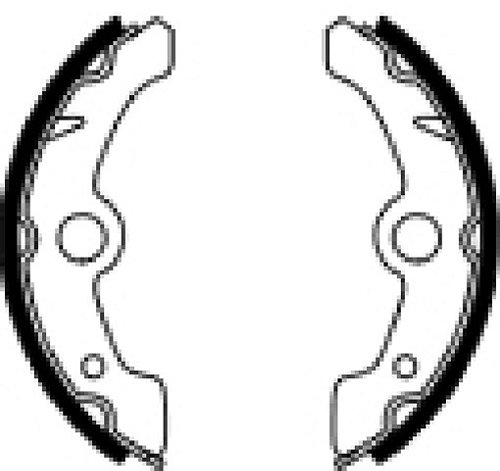 Ferodo brake shoe set FSB933 160x25 mm