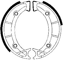 Set di ganasce freno Ferodo FSB939 125x25 mm