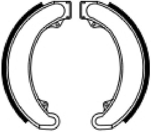 Ferodo-Bremsbacken-Satz FSB943 180x30 mm