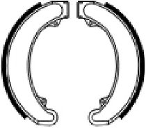 Ferodo-Bremsbacken-Satz FSB943 180x30 mm