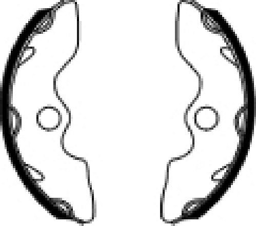 Set di ganasce freno Ferodo FSB945 130x25 mm