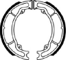 Ferodo brake shoe set FSB960 130x28 mm