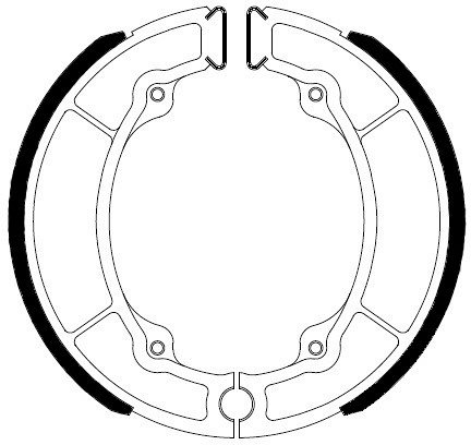 Set di ganasce freno Ferodo FSB977 130x28 mm