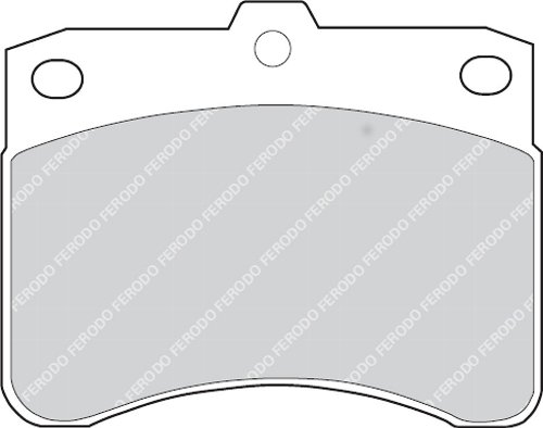 Ferodo brake pad FVR549 - Piaggio Porter