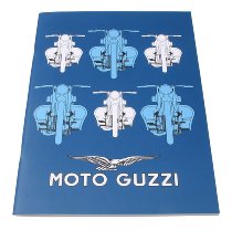Moto Guzzi Notizheft DIN A4 liniert, blau NML