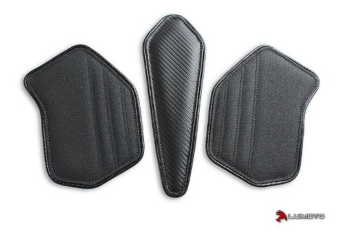 Luimoto Fuel tank pad kit black - Ducati V4 Streetfighter,