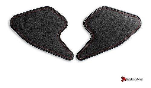 Luimoto Fuel tank side pads black-red - Ducati 797, 821,