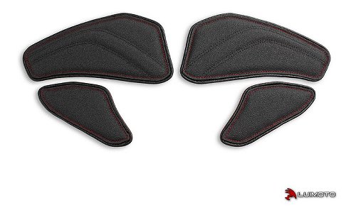 Luimoto Fuel tank side pads black-red - MV Agusta 750, 910,