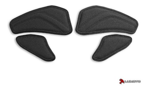 Luimoto Fuel tank side pads black - MV Agusta 750, 910, 990,