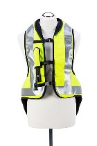 Helite Airnest airbag vest Hi-Vis neon yellow L-L NML