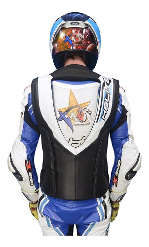 Helite Airbagweste GP-AIR 2.0, schwarz/weiß, Gr. L