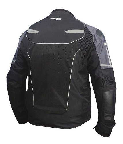 Helite Vented Airback Chaqueta Negro/Gris M