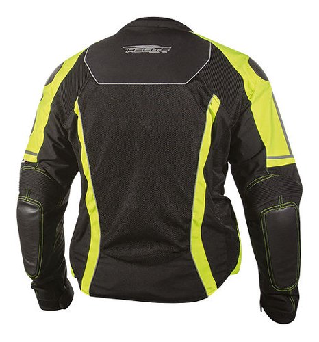 Helite Vented Airback Chaqueta Negro/Hi-Vis L