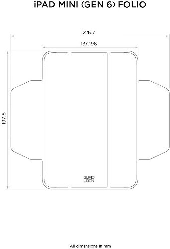 Housse QUAD LOCK - iPad Mini (6e génération)