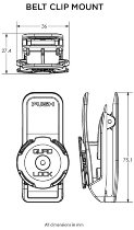 Support smartphone clip QUAD LOCK ceinture/sac à dos