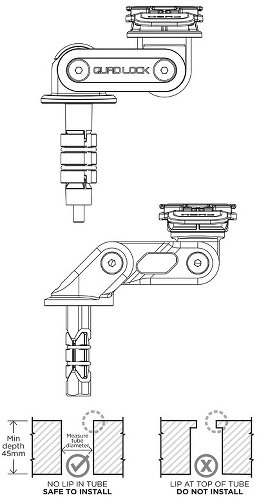QUAD LOCK Pro Lenksäulenhalterung